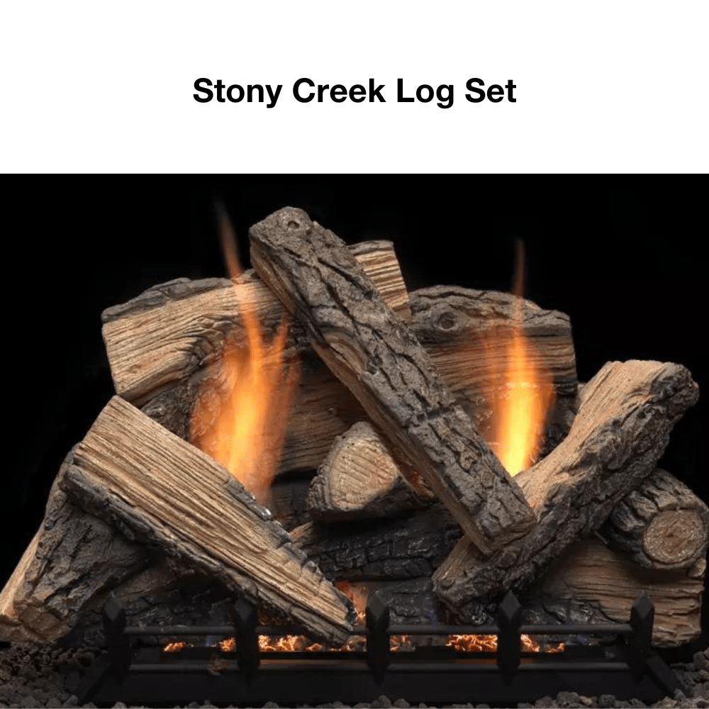 Optional Stony Creek Log Set for 18-Inch Natural Blaze Gas Burner