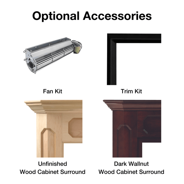 Optional accessories - close-up view