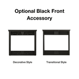 Optional black front accessory