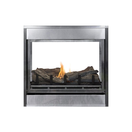 Montigo Divine 38-Inch Ventless See-Through Outdoor Gas Fireplace