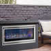 Montigo Mahana PL42VO Outdoor Fireplace with graphite enclosure