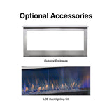 outdoor enclosure and led backlighting kit
