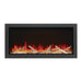 napoleon astound 50" electric fireplace with birch logs