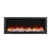 napoleon astound 62" electric fireplace with birch logs