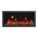 napoleon astound electric fireplace with christmas decor