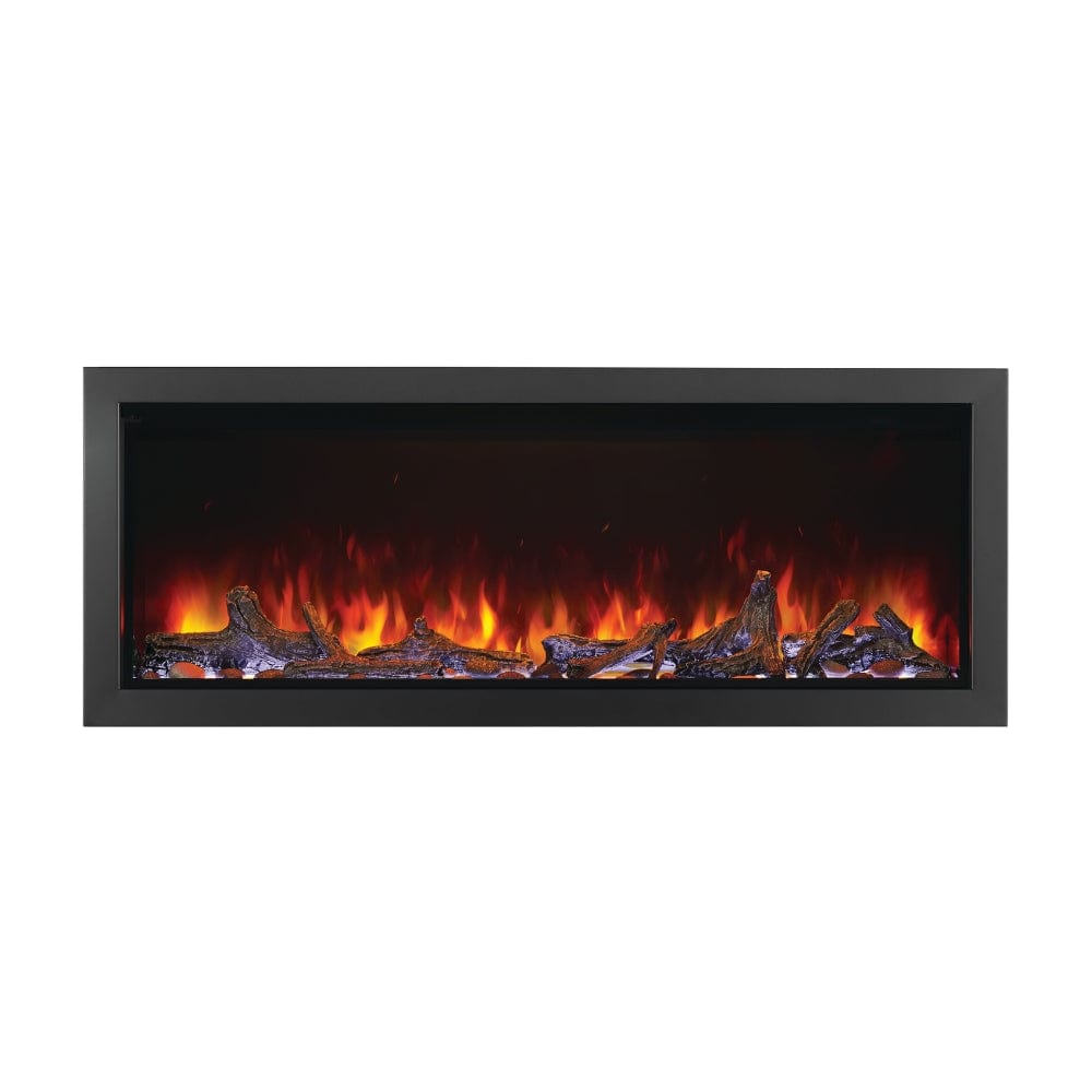 napoleon astound 62" built-in electric fireplace with ember bed lights