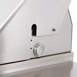 side mounted thermometer