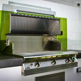 Side view of Performance Grilling Systems S36T pacifica Gas Grill