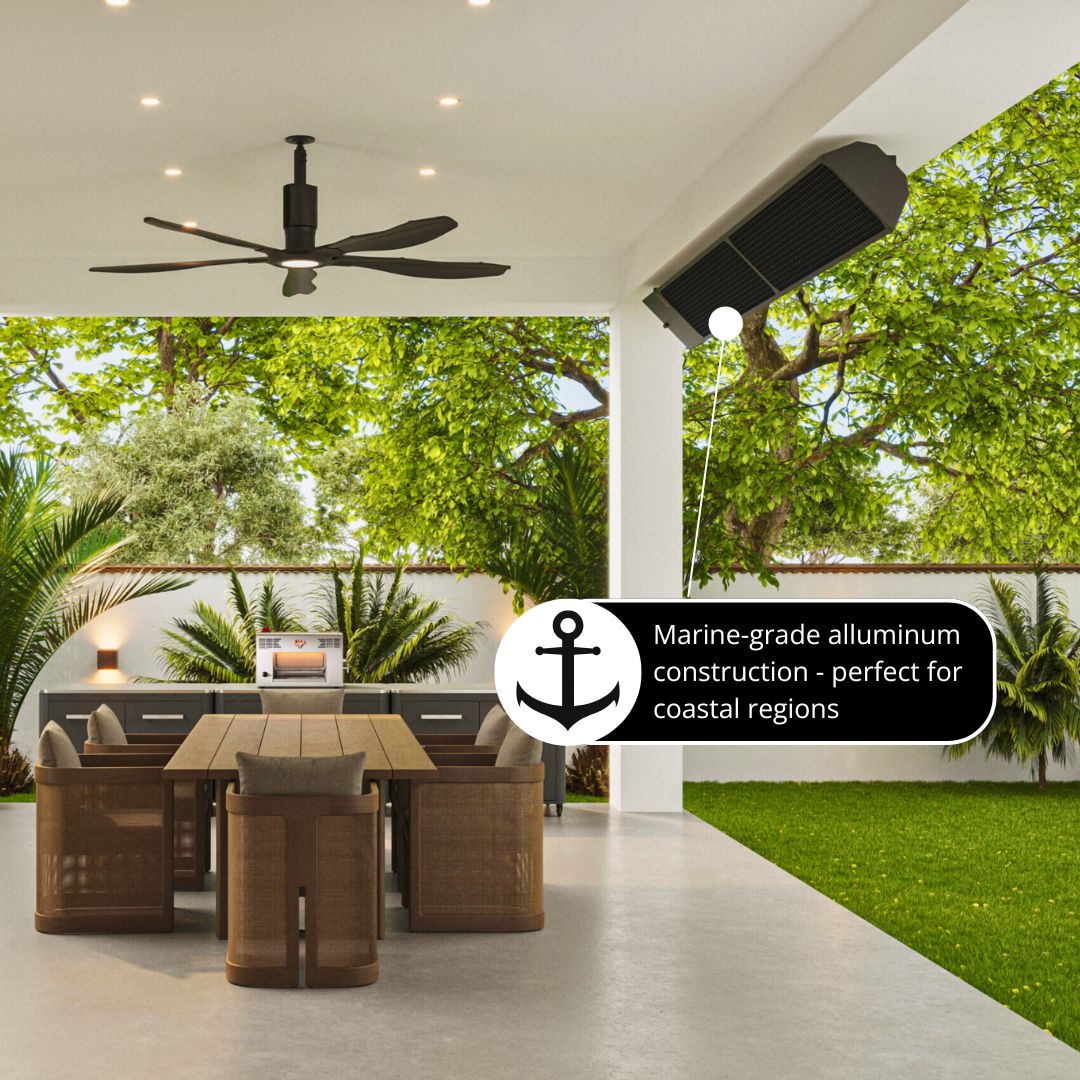 phantomSchwank natural. gas patio heater for coastal areas