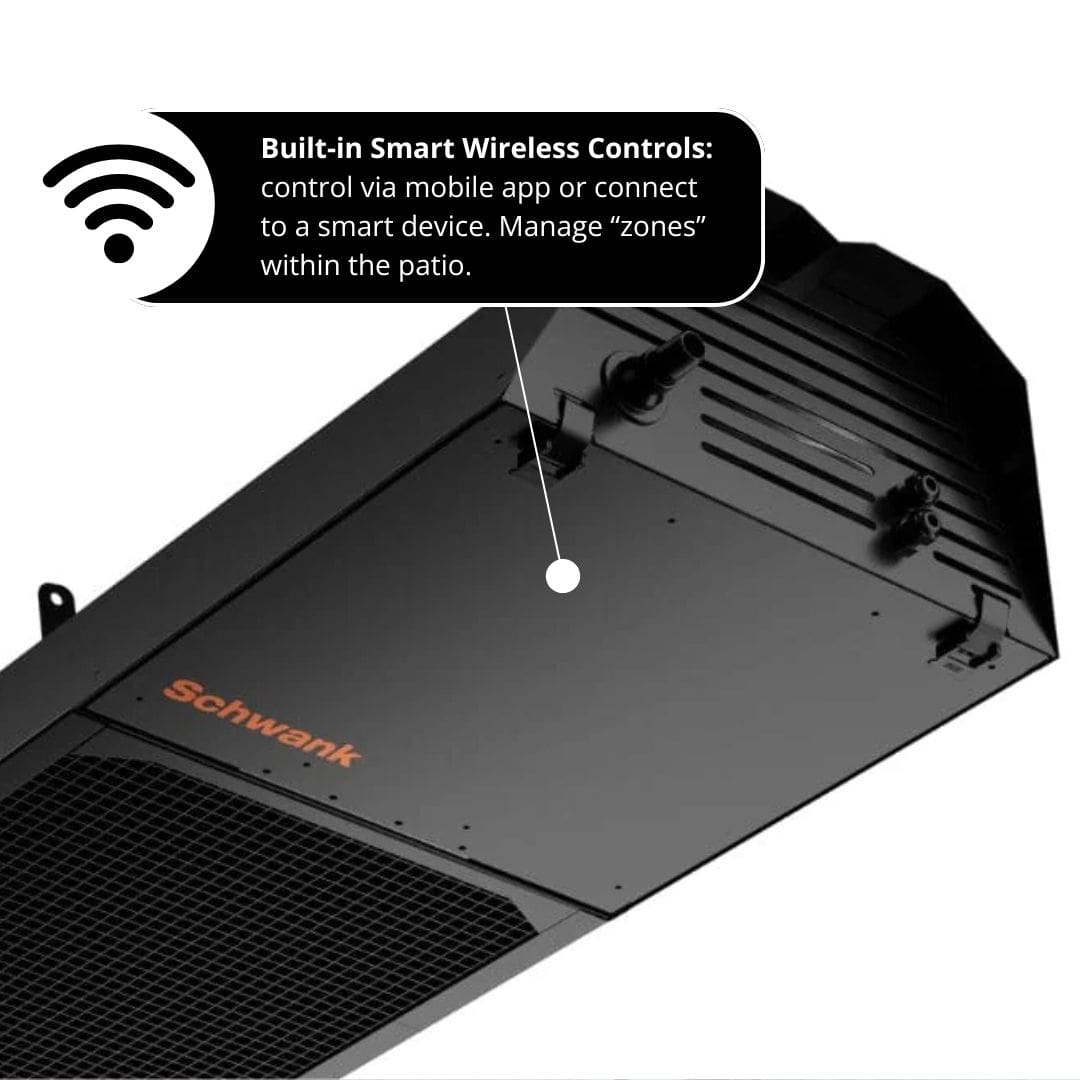 phantomSchwank natural. gas patio heater with built-in wi-fi