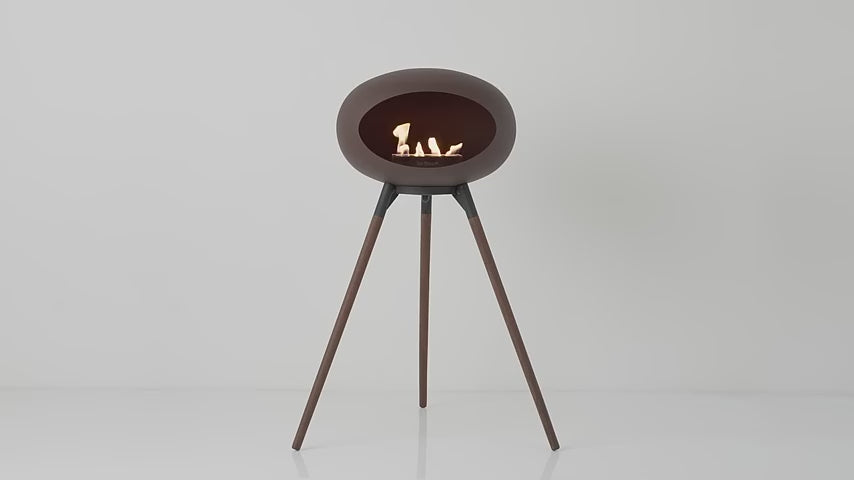 Le Feu Ground Wood High Ethanol fireplace