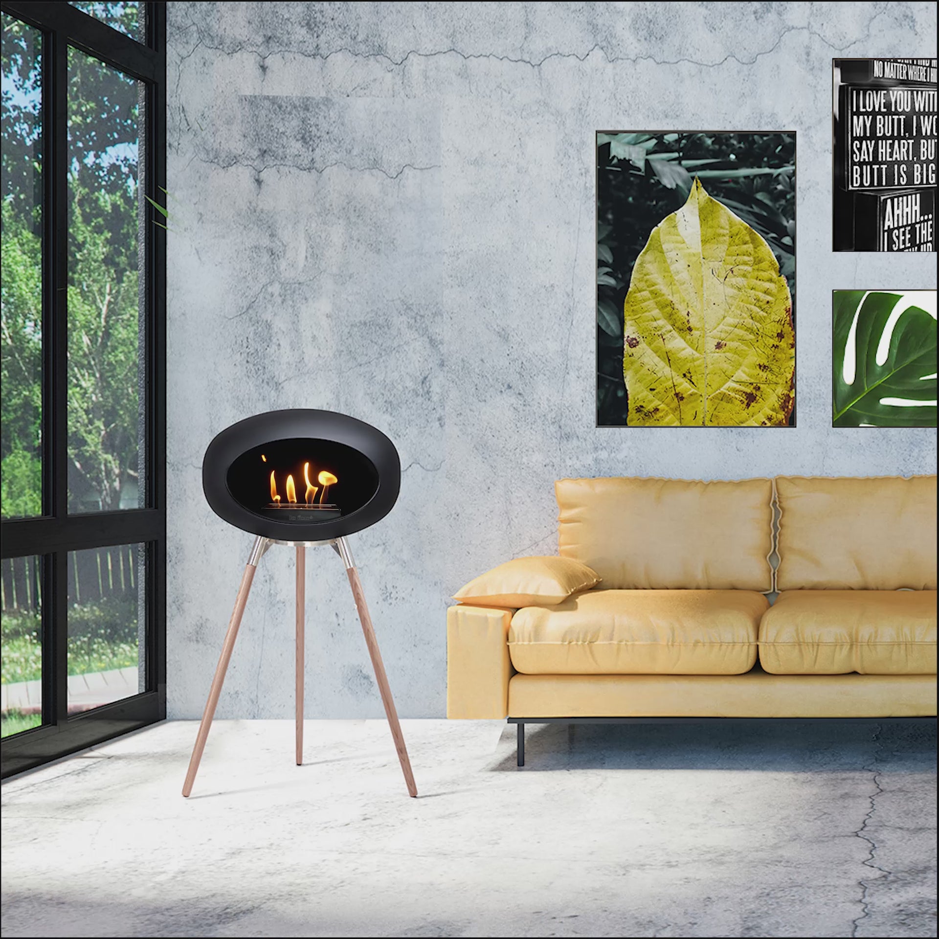 Le Feu Ground Wood Oak