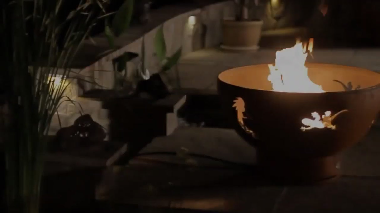 Fire Pit Art Kokopelli Handcrafted Steel Fire Pit