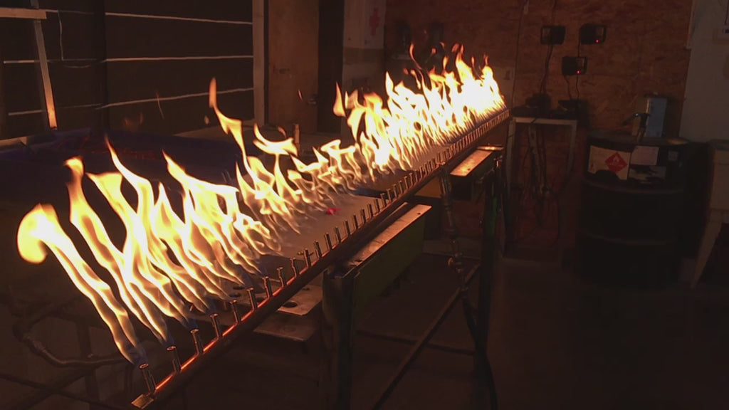 Warming Trends- Linear CROSSFIRE™ Brass Gas Burner