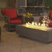 The Outdoor GreatRoom Company Cove Midnight Mist Linear Gas Fire Pit Table