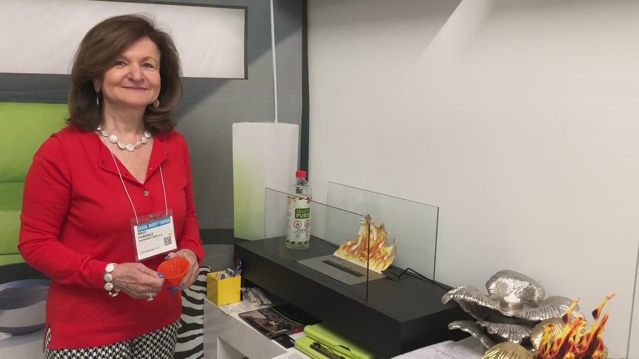 Anywhere Fireplace Gramercy Table Top Ethanol Fireplace Video