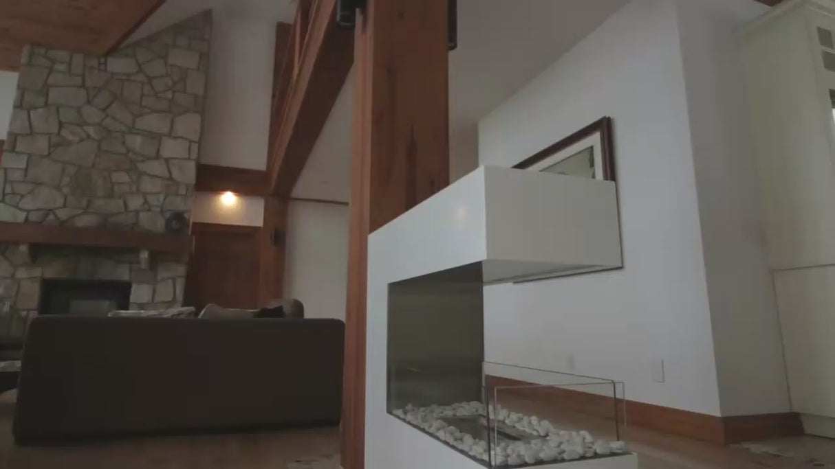 Eco Feu Paramount 3 Sided Ethanol Fireplace Video