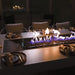 EcoSmart Fire Gin 90 Dining Height Rectangular Fire Pit Table at Outdoor Night Dining Video