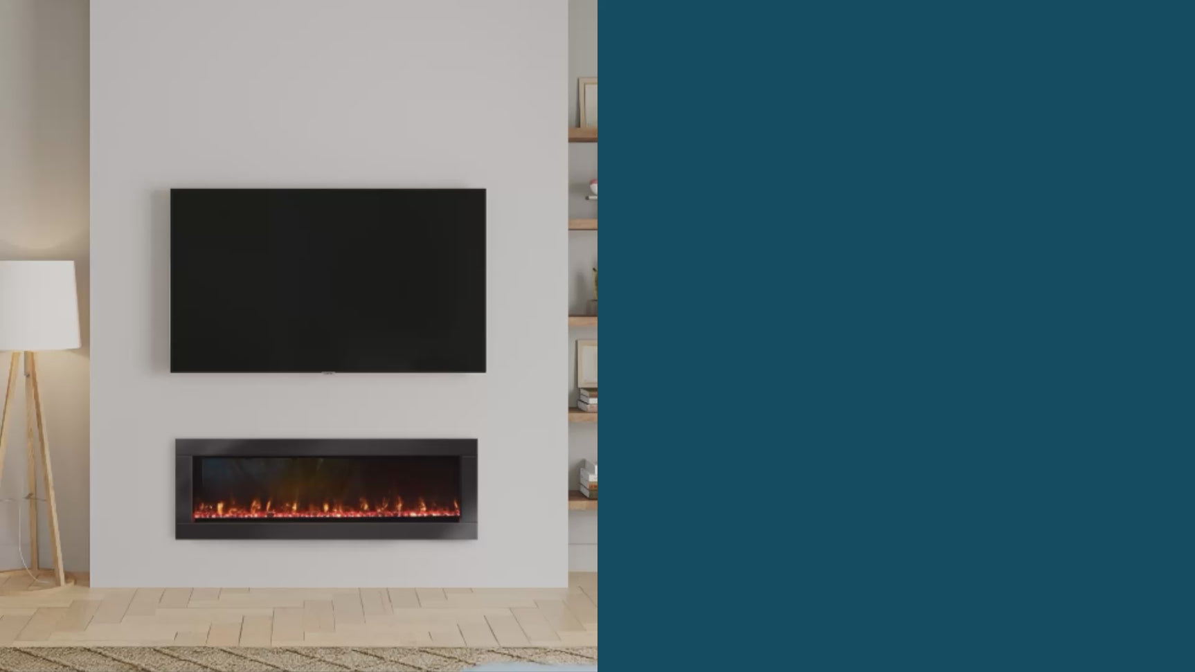 Ambe Linear Fireplace Video