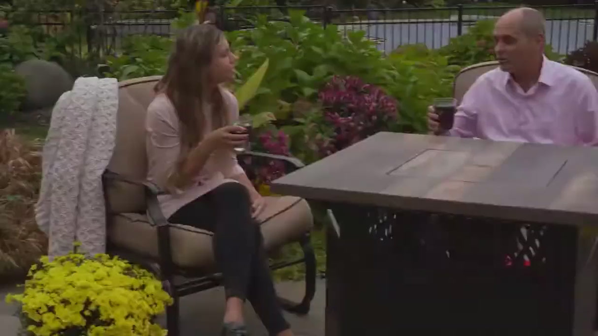 Endless Summer Harris 38 Dual Heat LP Fire Pit Table