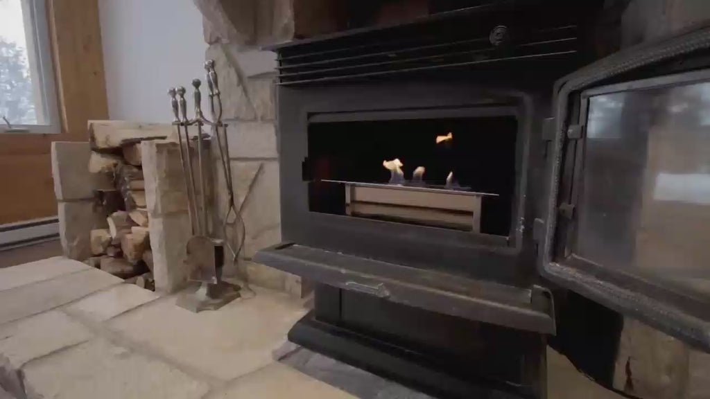 Eco Feu Bio Ethanol Insert for Wood Burning Fireplace