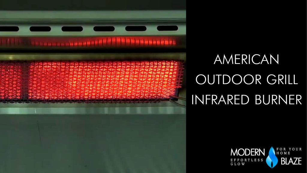 American Outdoor Grill Infrared Burner Video