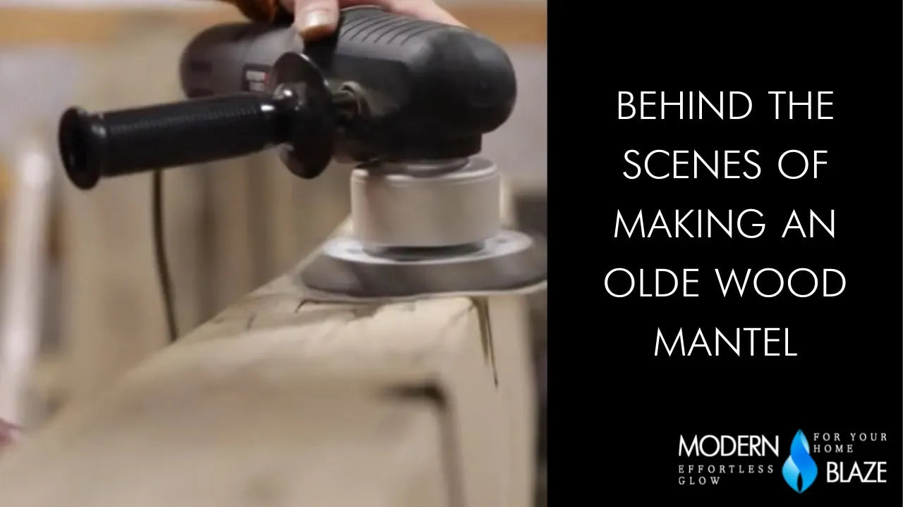 Making an Olde Wood Fireplace Mantel