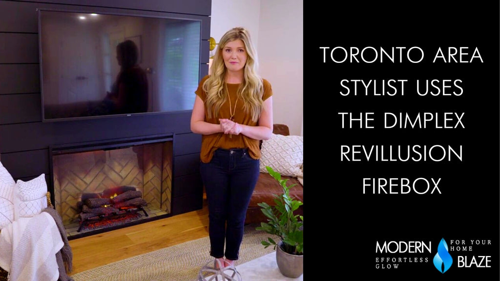 Toronto-area stylist uses Revillusion fireplace in personal home remodel