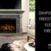 dimplex royce with nova fireplace burn video