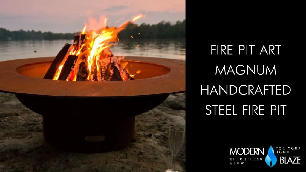 Fire Pit Art Magnum 54 Carbon Steel Fire Pit
