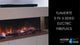 Flamerite E-FX 3-Sided Built-In/Wall-Mounted Smart Electric Fireplace Video