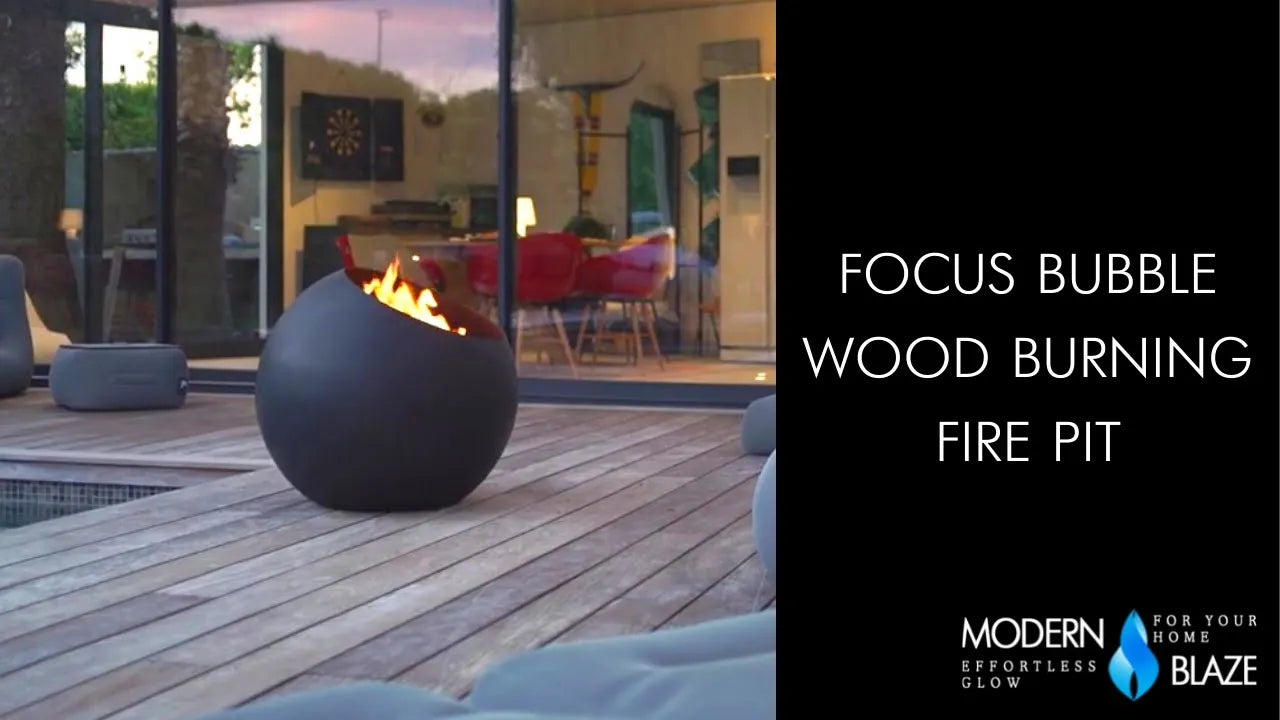 Focus Bubble Wood Burning Fire Pit