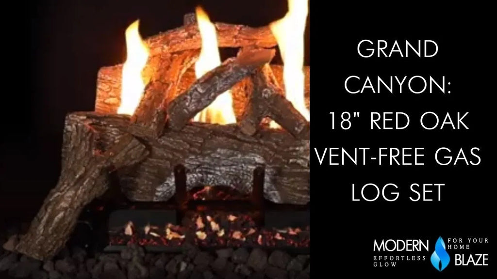 Grand Canyon 18 Red Oak Vent-Free Gas Log Set