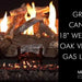 Grand Canyon 18 Weathered Oak Vent-Free Gas Log Set