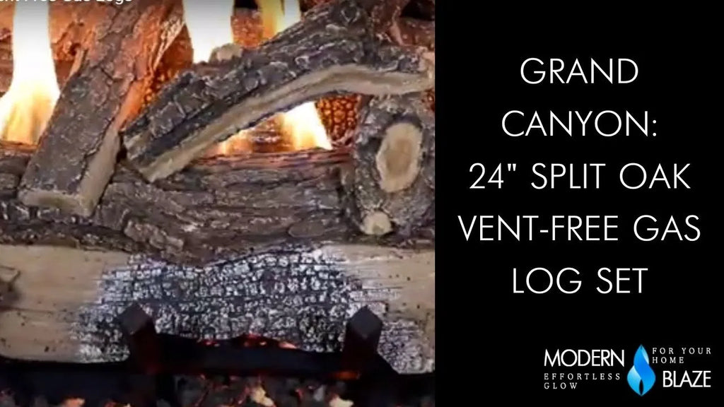 Grand Canyon 24 Split Oak Vent-Free Gas Log Set