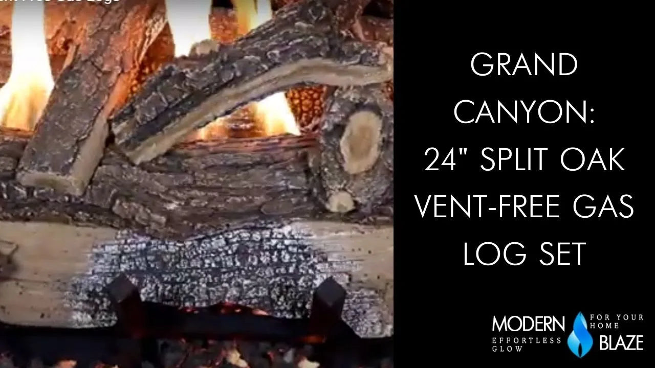 Grand Canyon 24 Split Oak Vent-Free Gas Log Set
