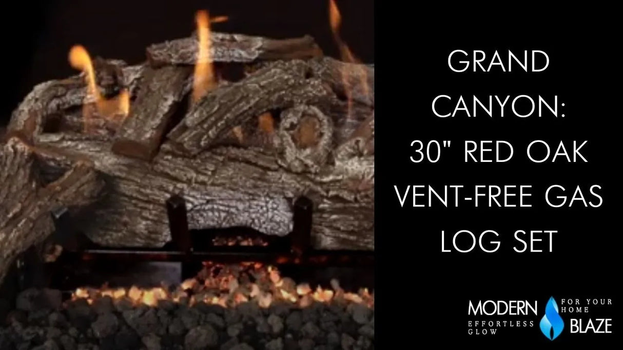 Grand Canyon 30 Red Oak Vent-Free Gas Log Set