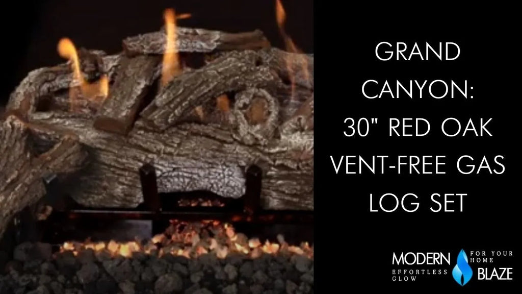 Grand Canyon 30 Red Oak Vent-Free Gas Log Set