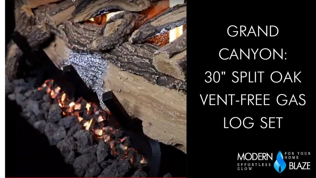 Grand Canyon 30 Split Oak Vent-Free Gas Log Set