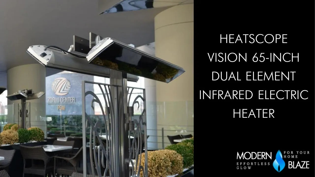 Heatscope Vision 65-Inch Dual Element Infrared Electric Heater