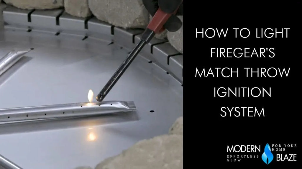 How To Light Your Firegear Match Throw Ignition System