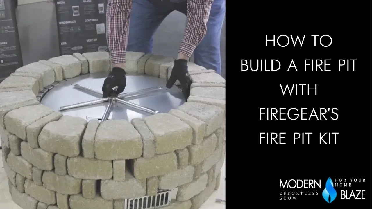 How to Build a Fire Pit with Firegears Paver Kit