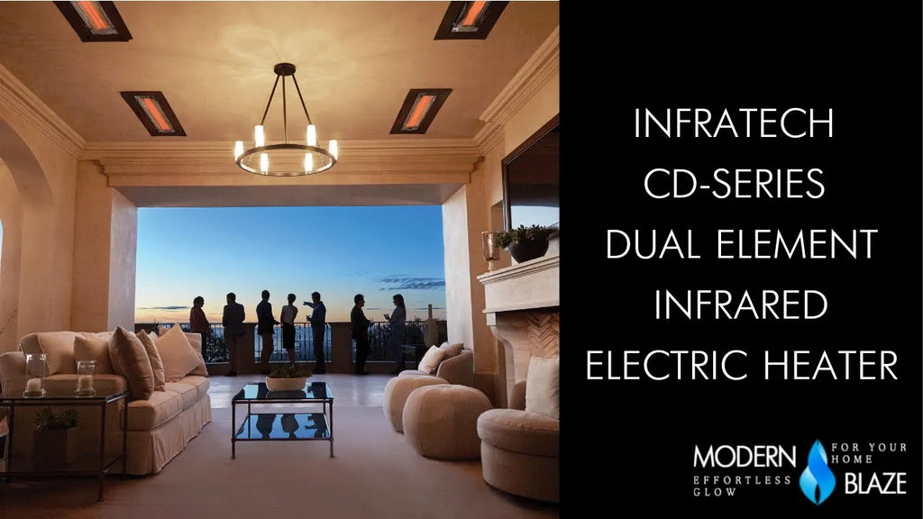 Infratech CD Series 33 3000W Dual Element Infrared Electric Heater