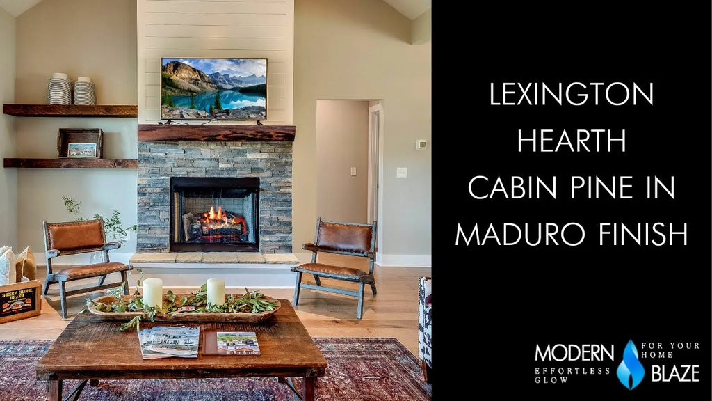 Lexington Hearth Cabin Pine Mantel Shelf - Maduro