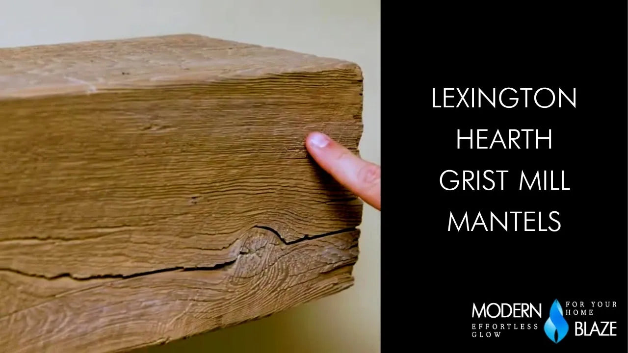 Lexington Hearth Grist Mill Concrete Mantel Shelf