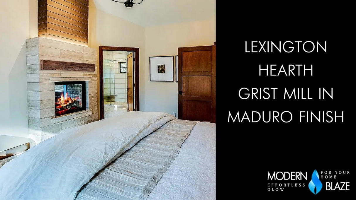 Lexington Hearth Grist Mill Mantel Shelf - Maduro