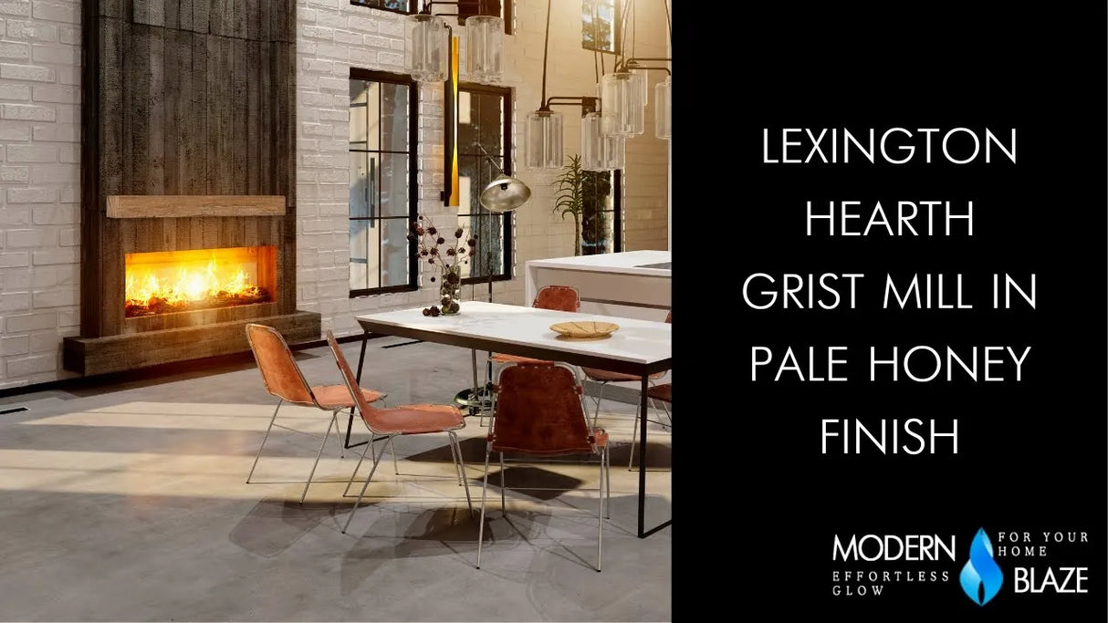 Lexington Hearth Grist Mill Mantel Shelf - Pale Honey