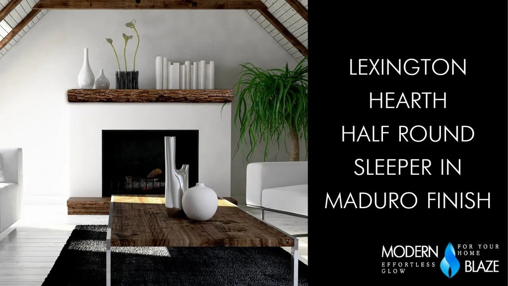 Lexington Hearth Half-Round Sleeper Mantel Shelf - Maduro