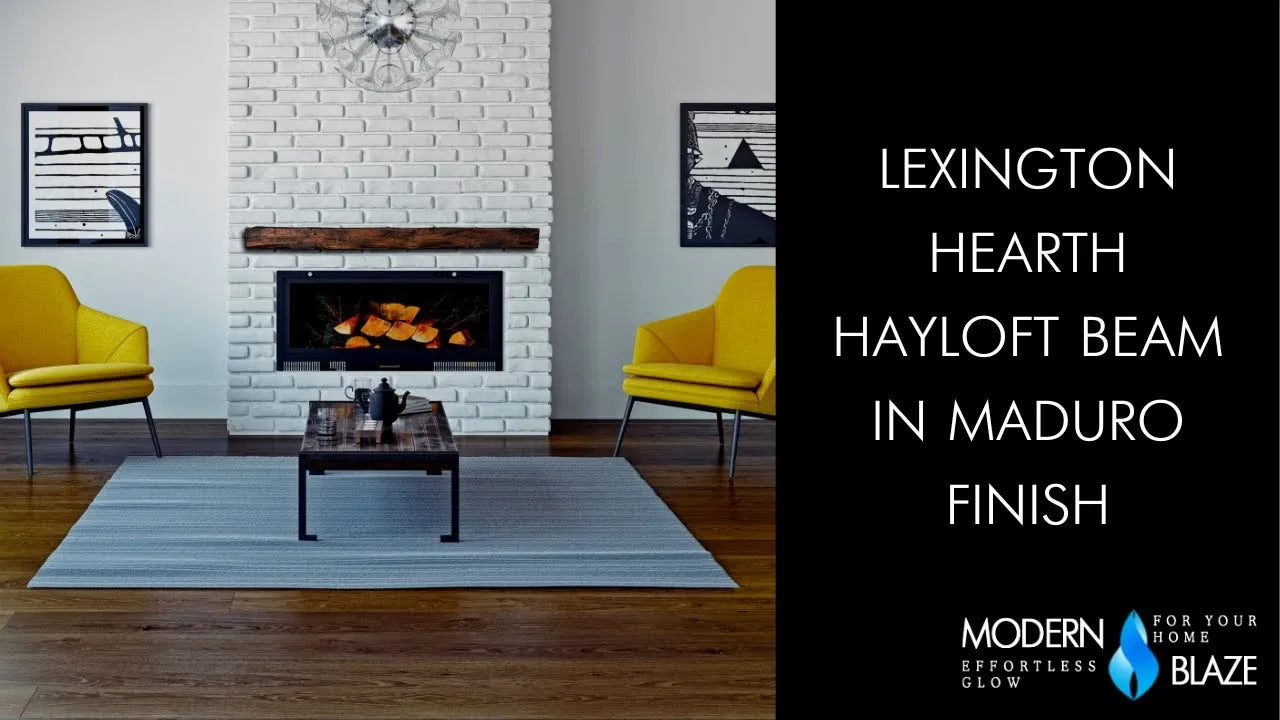Lexington Hearth Hayloft Beam Mantel Shelf - Maduro