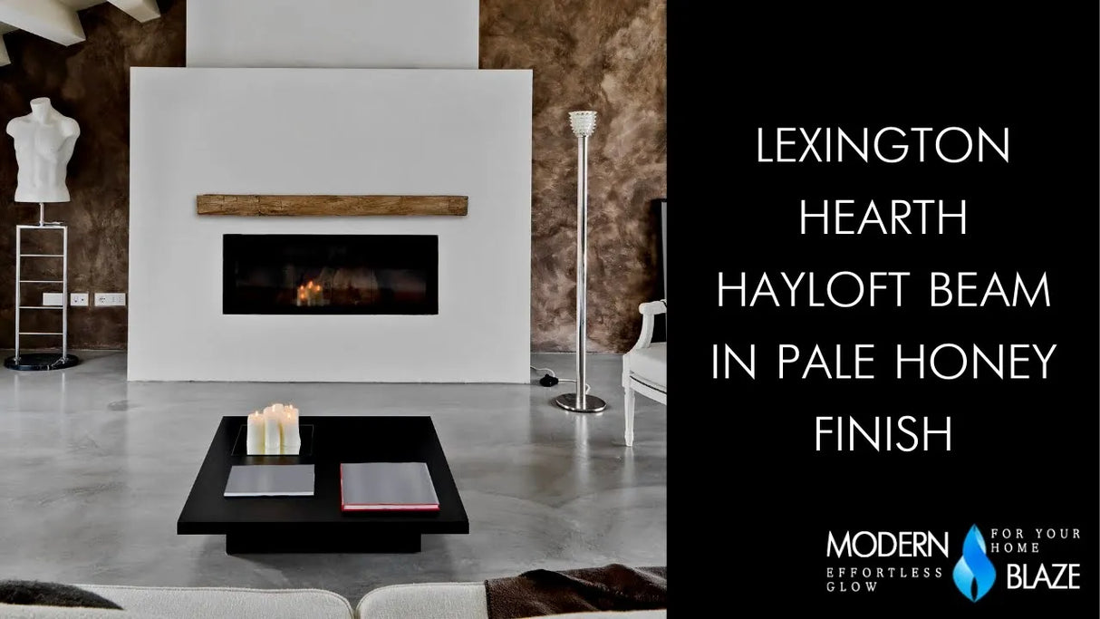 Lexington Hearth Hayloft Beam Mantel Shelf - Pale Honey